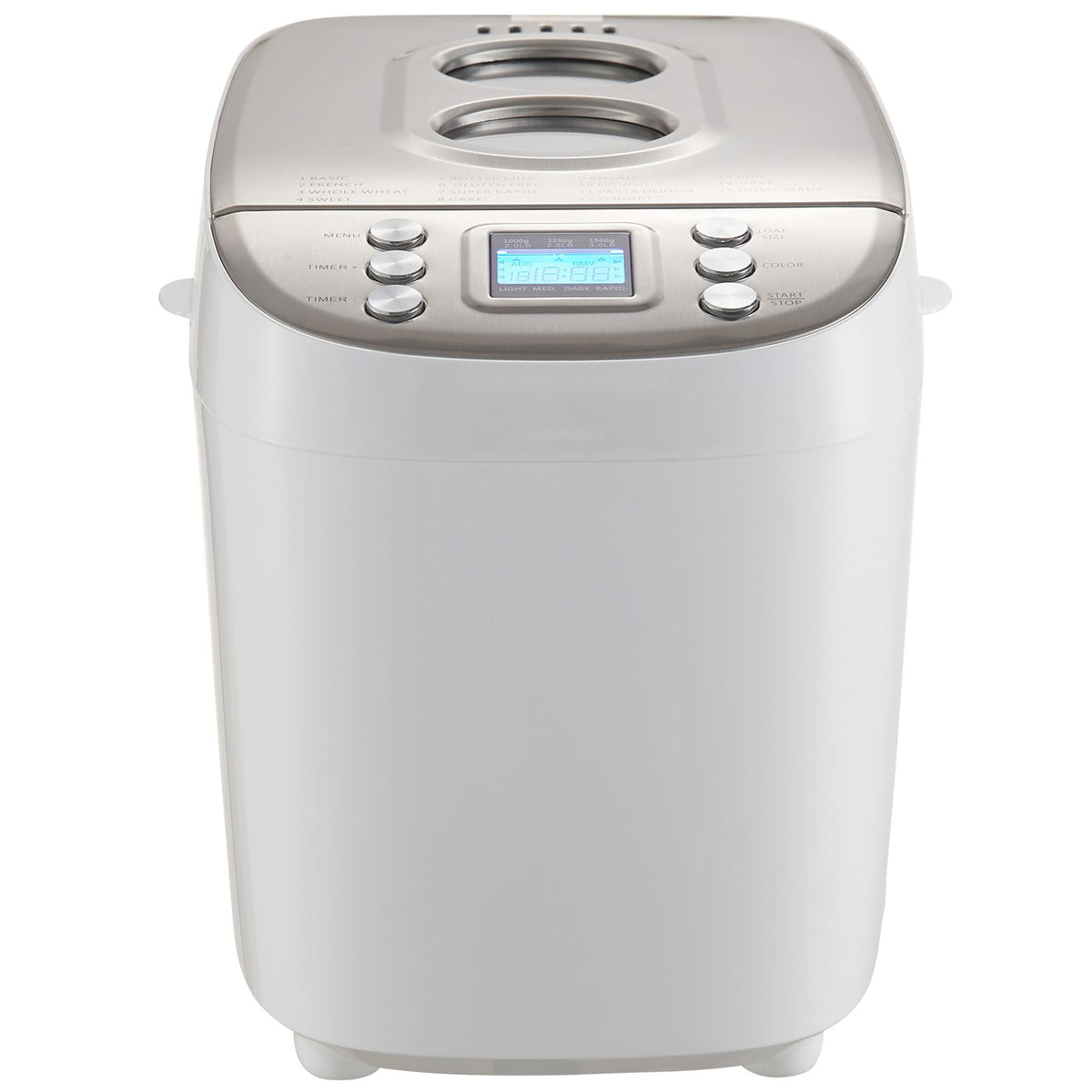 Bread Maker, 15-in-1 3LB Dough Machine, Nonstick Ceramic Pan Automa ...