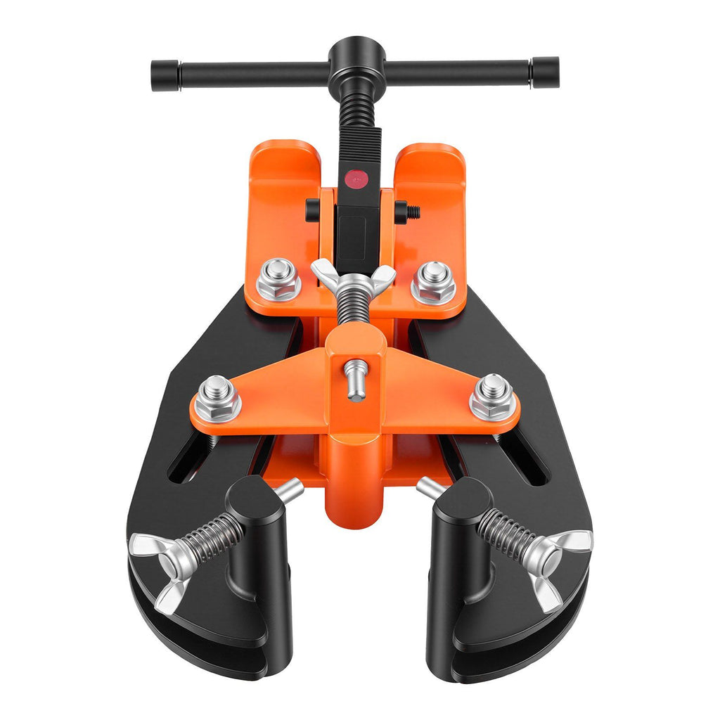 1"-3" Pipe Alignment Clamp Tool, Precision 3-Point Alignment Tool with T-Handle & Quick Release Button, High-Strength Steel Pipe Clamp for Piping Welding & Fabrication