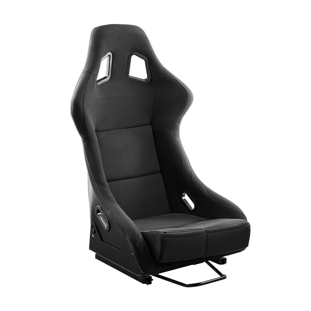 1 Set Racing Seat Integrated Racing Chair with Velour Fabric & Slider