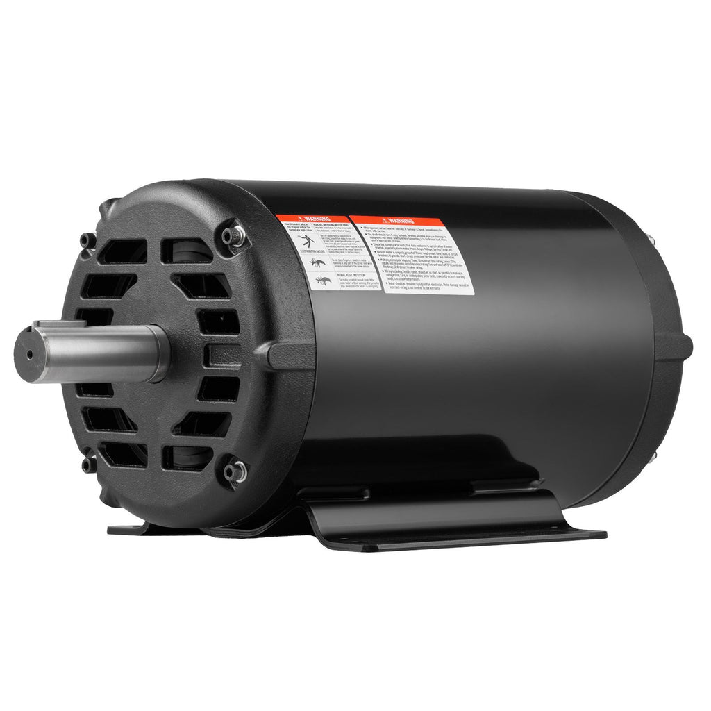 10 HP Electric Motor, 1770RPM Air Compressor Motor, CW/CCW Rotation, 1.375 inch Shaft Diameter, 3.88inch Shaft Length, 40N.m Torque, Three-Phase, 230V/460V, ODP Cooling, 215T Frame
