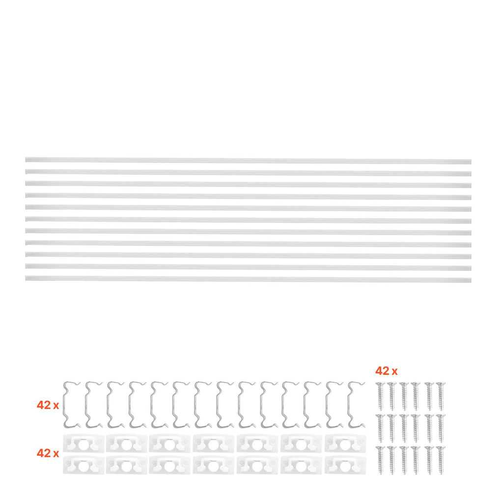 10-Pack 6.6 ft/2M Plus-Size U Shape LED Aluminum Channel, with Milky Cover, End Caps and Mounting Clips, Aluminum Profile for LED Strip Light, Easy Installation, for Under Cabinet Ceiling Coves