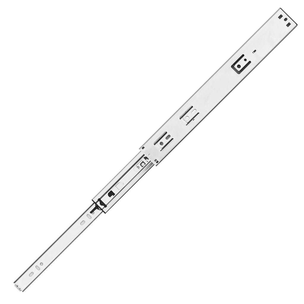 10 Pairs of 16 Inch Drawer Slides Side Mount Rails, Heavy Duty Full Extension Steel Track, Soft-Close Noiseless Guide Glides Cabinet Kitchen Runners with Ball Bearing, 100 Lbs Load Capacity image 2