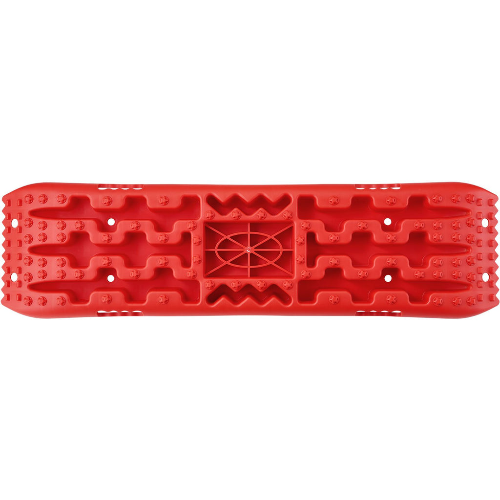 10 TON Traction Boards with PP Material, Recovery Boards for Off-road Vehicles/Cars/Pickups/SUVs/RVs, Pair Tire Traction Mats on Snow, Sand, Mud and Loose Terrain, Storage Bag, Long, Red