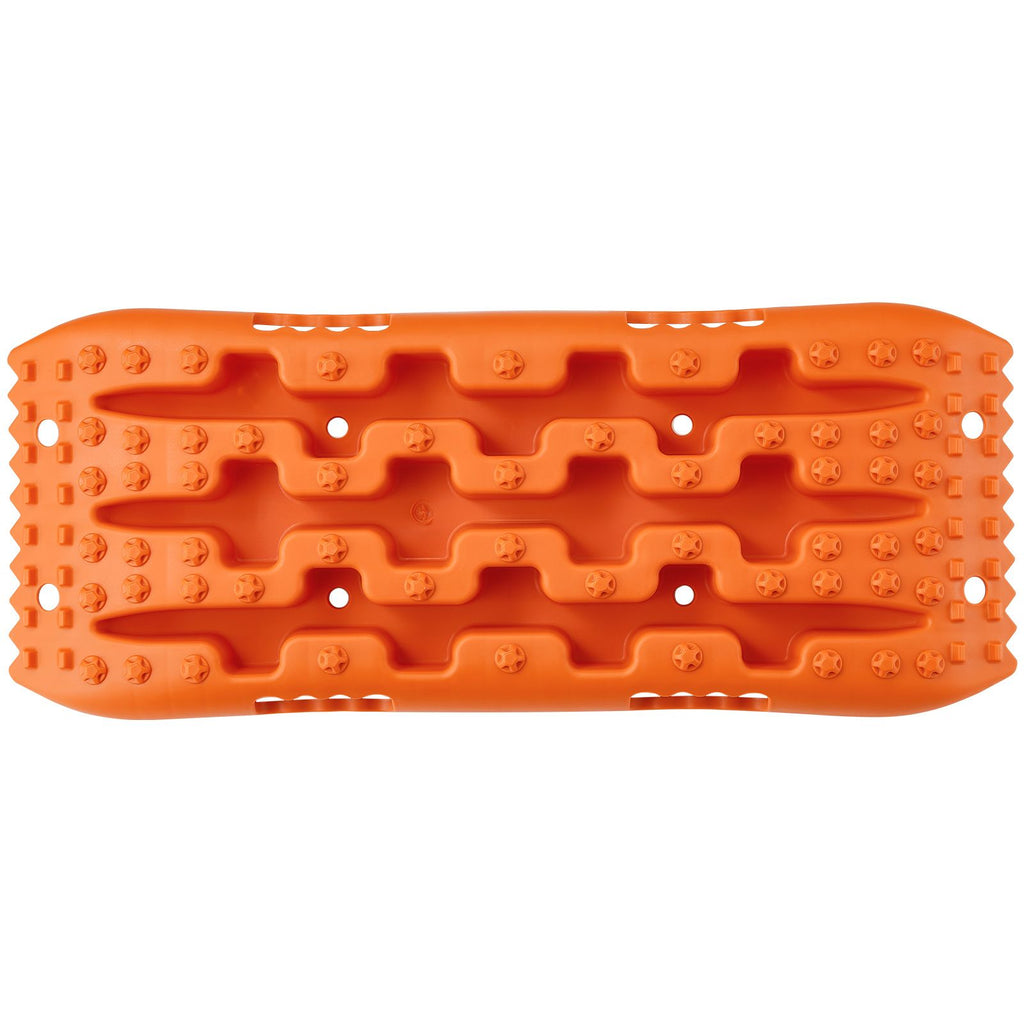 10 TON Traction Boards with PP Material, Recovery Boards for Off-road Vehicles/Cars/Pickups/SUVs/RVs, Pair Tire Traction Mats on Snow, Sand, Mud and Loose Terrain, Storage Bag, Short, Orange