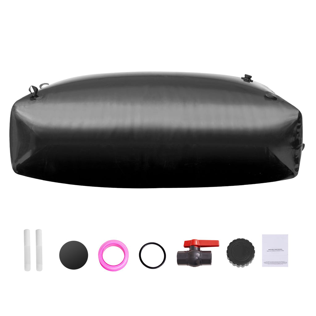 1000L/264 Gallon Water Storage Bladder, RV Water Tank, 1000D PVC Collapsible Water Storage Containers, Large Capacity Soft Water Bag, Portable Water Bladder, Fire Prevention, Camping, Emergency