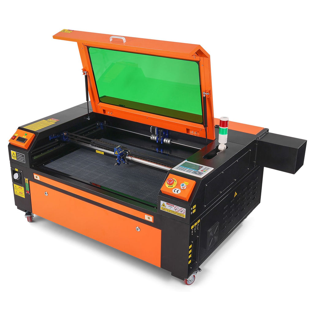 100W CO2 Laser Engraver, 24 x 35 in, 19.7 IPS Laser Cutter Machine with 2-Way Pass Air Assist, Compatible with LightBurn, CorelDRAW, AutoCAD, Windows, Mac OS, Linux, for Wood Acrylic Fabric More