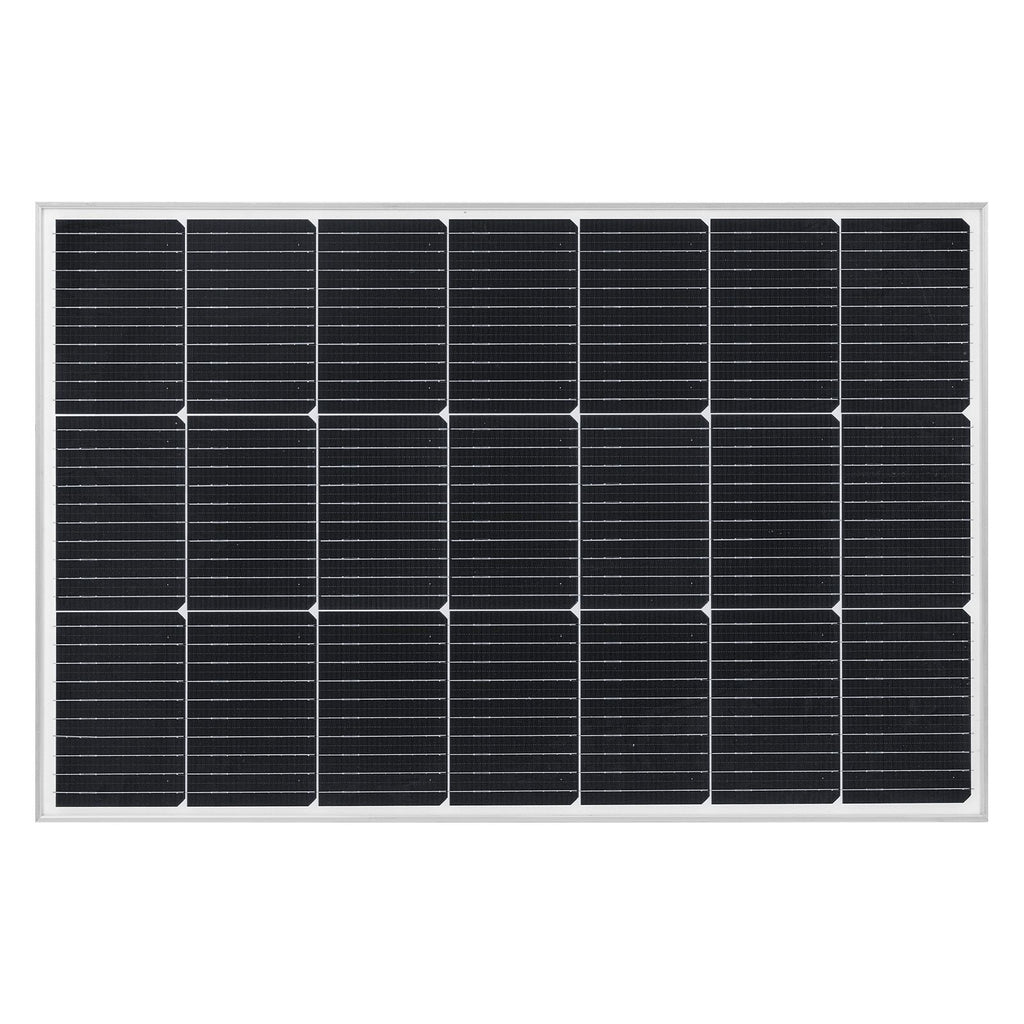 100W Monocrystalline Solar Panel, 23% High-Efficiency Mono PV Module with Stable MC4 Output & Aluminum Frame, IP65 Waterproof Solar Panel for Car Boat RV Flat Rooftop Off-Grid Applications