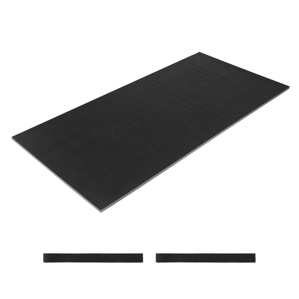 10x5 ft Wrestling Mat, Martial Arts Thick Mat for Home Gym Workouts Exercise, Waterproof PVC Roll-Up Training Mats for Gymnastics, Tatami, Jiu Jitsu BJJ MMA Judo, Boxing, Black