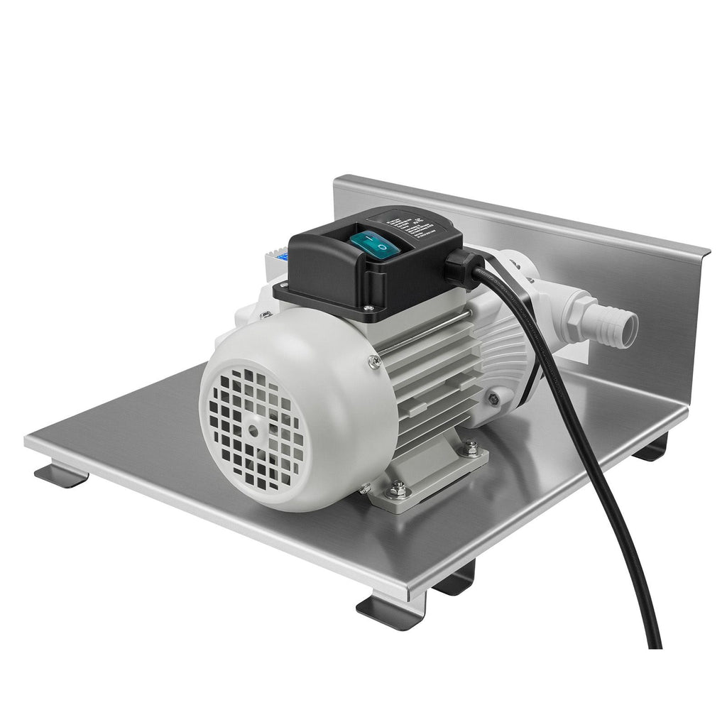 110V DEF Transfer Pump Kit, 10.5 GPM, Diaphragm Self Priming Electric Water Pump for Diesel Exhaust Fluid Urea, with Mounting Bracket Flow Meter Automatic Nozzle Hose, for Liquid Transportation