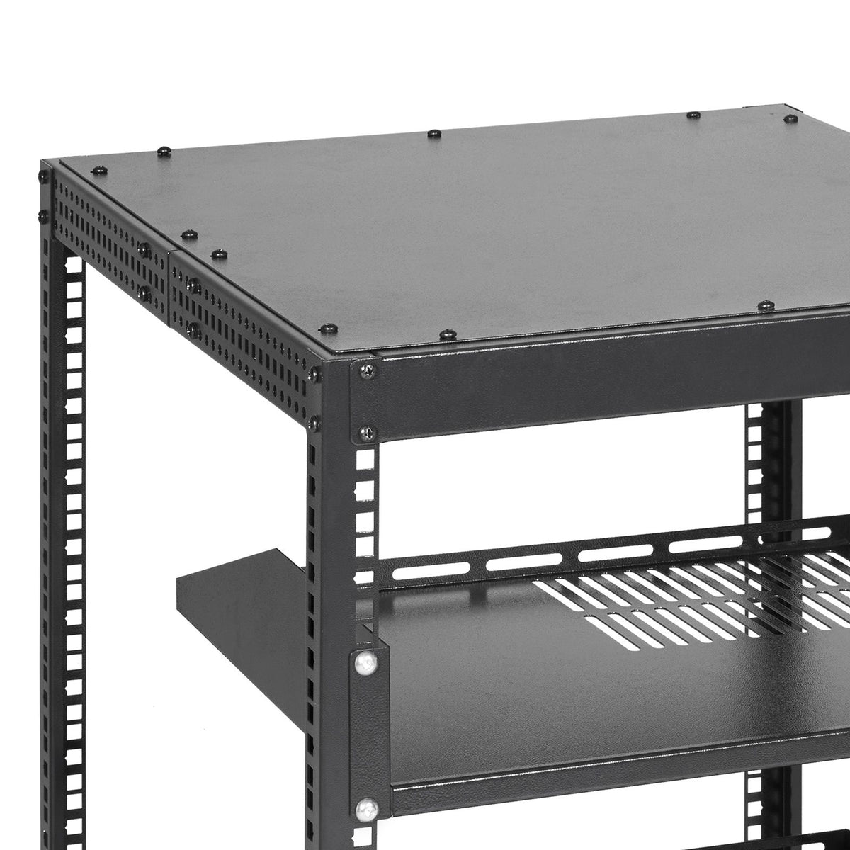 Vip Rack 12U Open Frame Server Rack, 23-40 in Adjustable Depth, Free Standin ...