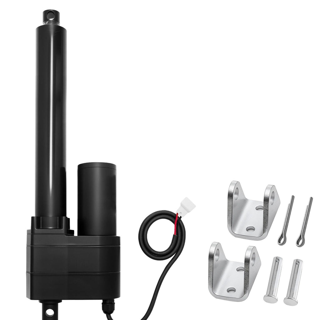 12V Linear Actuator, 7.87 Inch Ultra Heavy-Duty 2023lbs/9000N Linear Motion Actuator, IP65 Waterproof 0.2"/s with Mounting Brackets for Industrial Machinery Vessels, Heavy Lifting Systems