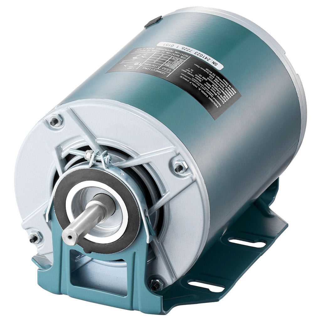 1/4HP Furnace Blower Motor 1725RPM, 115V 5.2A Belt Drive Blower Motor Single Phase - 0.39" Shaft Diameter, 0.78" Shaft Length, CW/CCW Rotation
