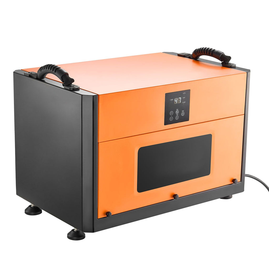 156 Pints Commercial Dehumidifier with Drain Hose, Portable Crawl Space Dehumidifiers for Basement Storage Room Industrial Grade, Auto Defrost/Drainage, Heavy-duty Galvanized Steel, LED Indicate