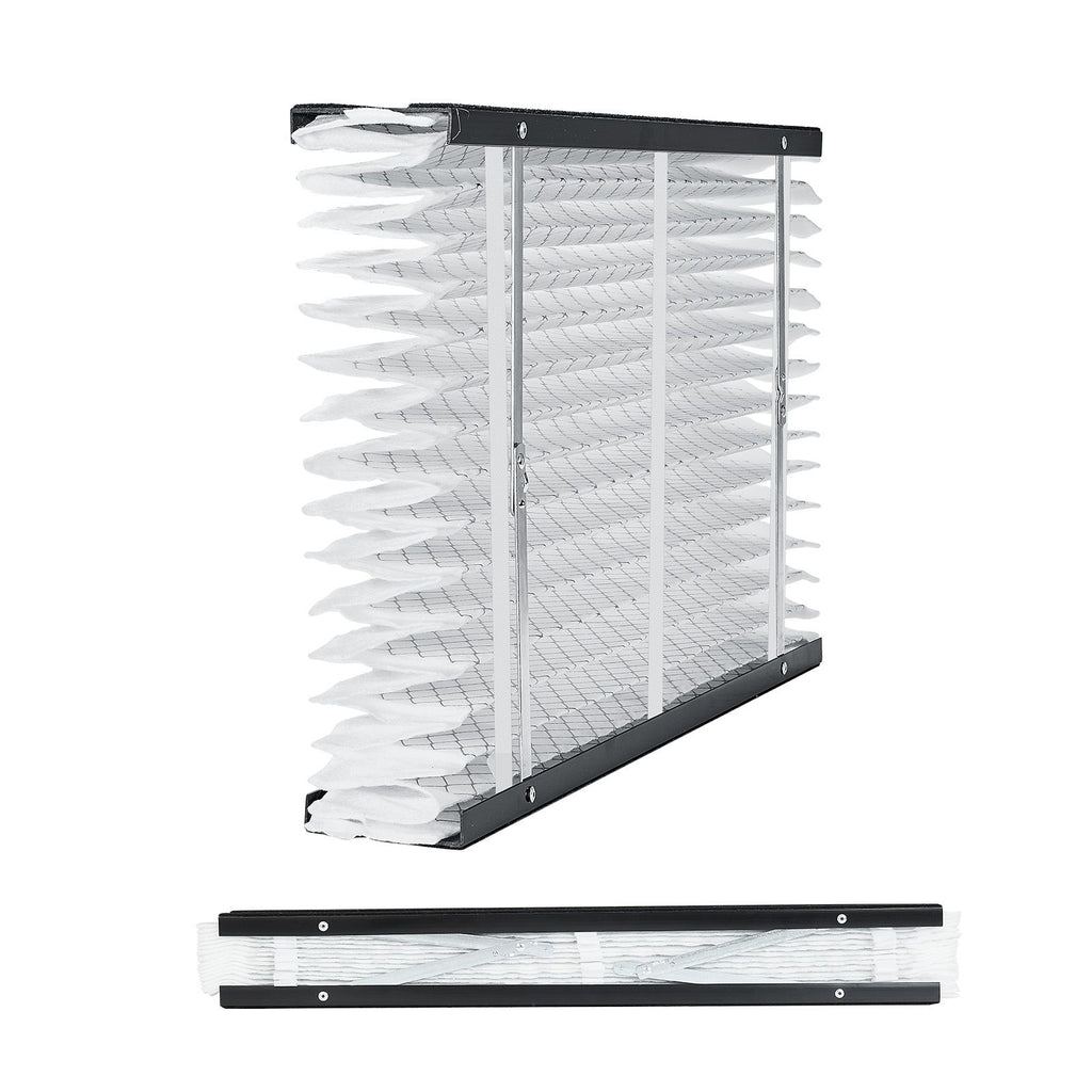 16 x 28 x 4 Furnace Filter, MERV 13 HVAC Ac Filters,12-Month Electrostatic Pleated Air Conditioner Filters, 2-Pack (Actual Size: 16.34 x 27.76 x 3.98 Inch) for Capturing Dust, Smog, Pet Dander