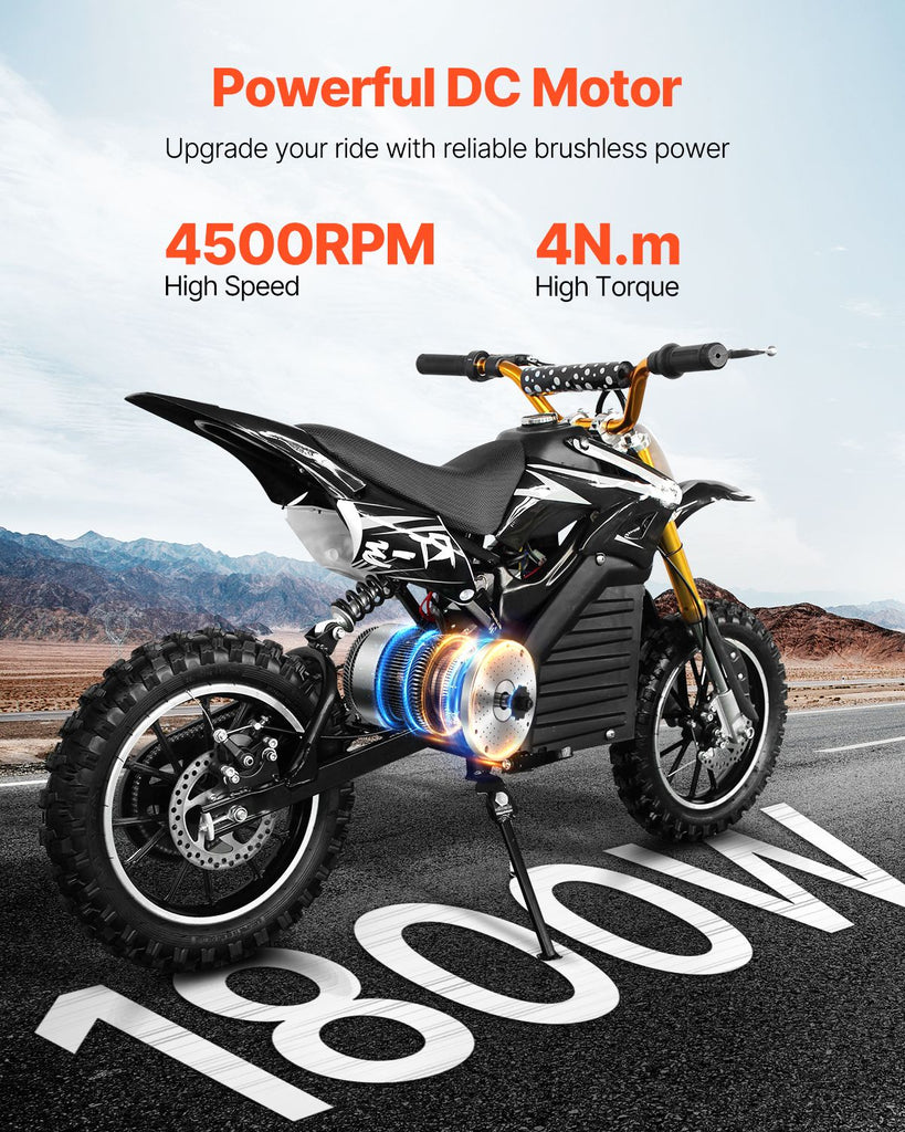 1800W Electric Brushless DC Motor Kit - 48V 4500rpm Motor with Upgraded Speed Controller, Throttle Grip Kit for Go Karts E-Bike Motorcycle Scooter image 2