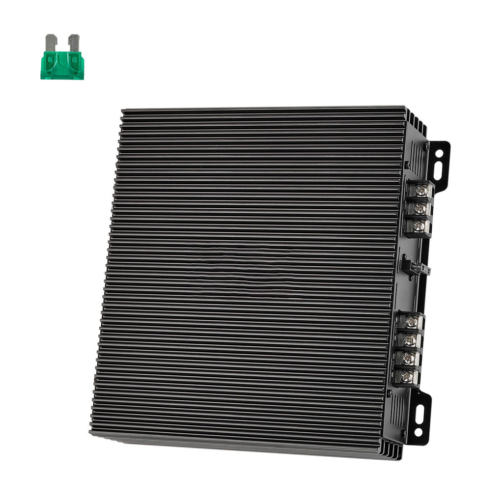 2 Channel Car Audio Amplifier 2 Ohm Stable Bridgeable Class A/B Full Range Stereo Amp Max Power 2 x 300W @ 4 Ohm / 2 x 600W @ 2 Ohm for Car SUV Truck Off-Road