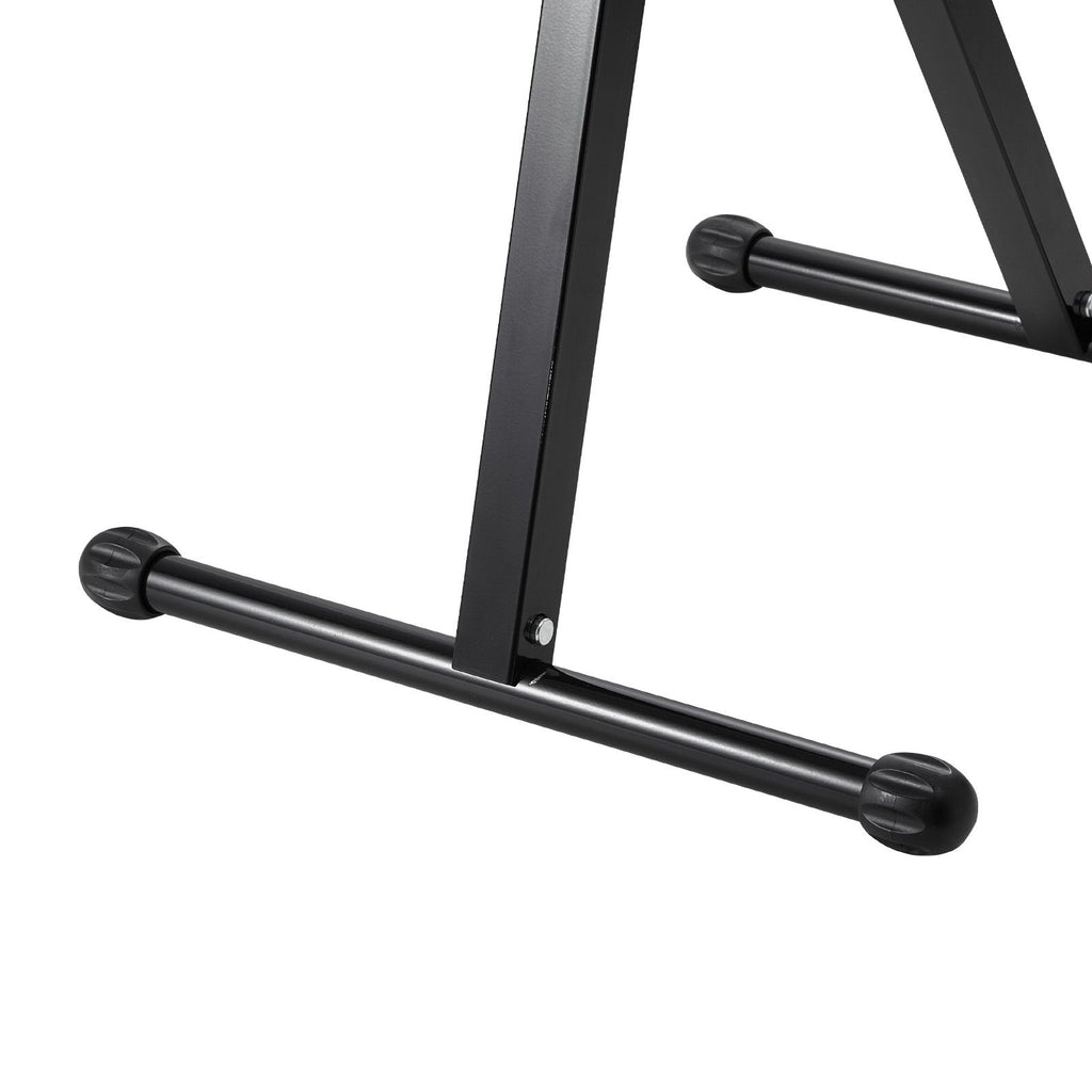 2-Pack Roller Stands, 135 lb Load Capacity, 26.8-42.5'' Adjustable Height, Folding Heavy Duty Design with 11.5 in Polished Steel Roller Head, for Table Saw Outfeed Woodworking Extension Support