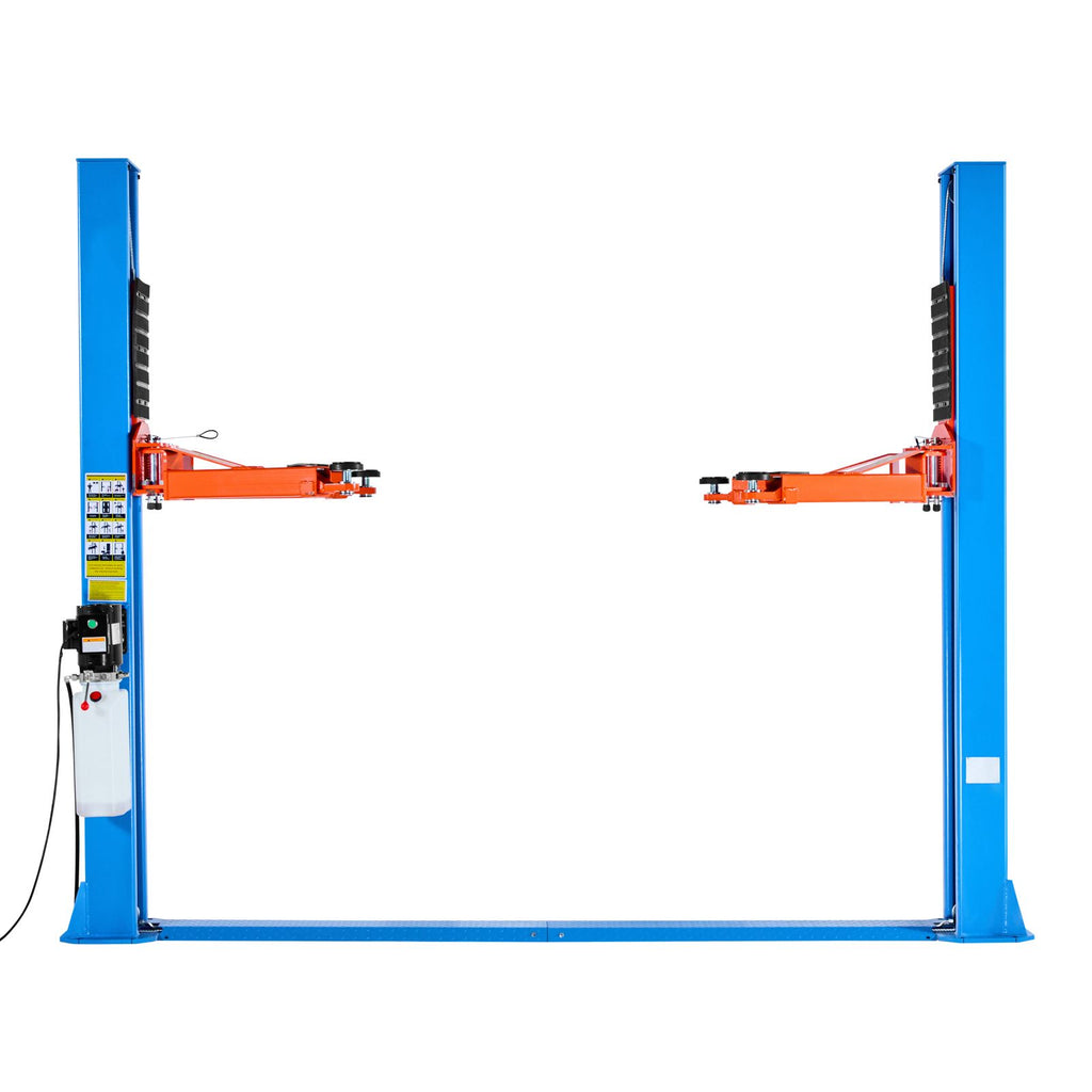 2 Post Lift, 9000 lbs Capacity, 220V 2.95 HP Powerful Motor, Two Post Car Lift Auto Hoist for Sedan SUV Pickup, Automotive Hoist 74.8 Inch Height for Home Garage, Repair Shop, Workshop, Blue