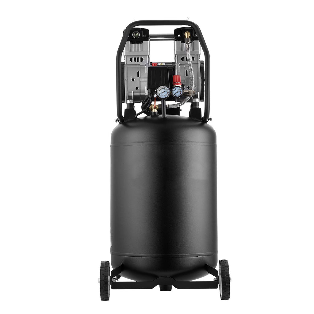 20-Gallon Air Compressor, 2HP 4.5 SCFM at 90PSI, Max 125PSI Pressure Oil-Free Air Compressor Tank, Portable on Wheels for Auto Repair, Tire Inflation, Spray Painting, Woodwork Nailing, 120V