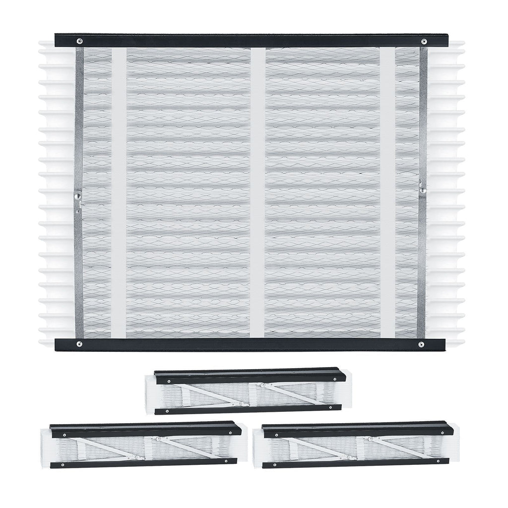20 x 25 x 4 Furnace Filter, MERV 11 HVAC Ac Filters,12-Month Electrostatic Pleated Air Conditioner Filters, 4-Pack (Actual Size: 20.47 x 25.20 x 3.98 Inch) for Capturing Dust, Smog, Pet Dander