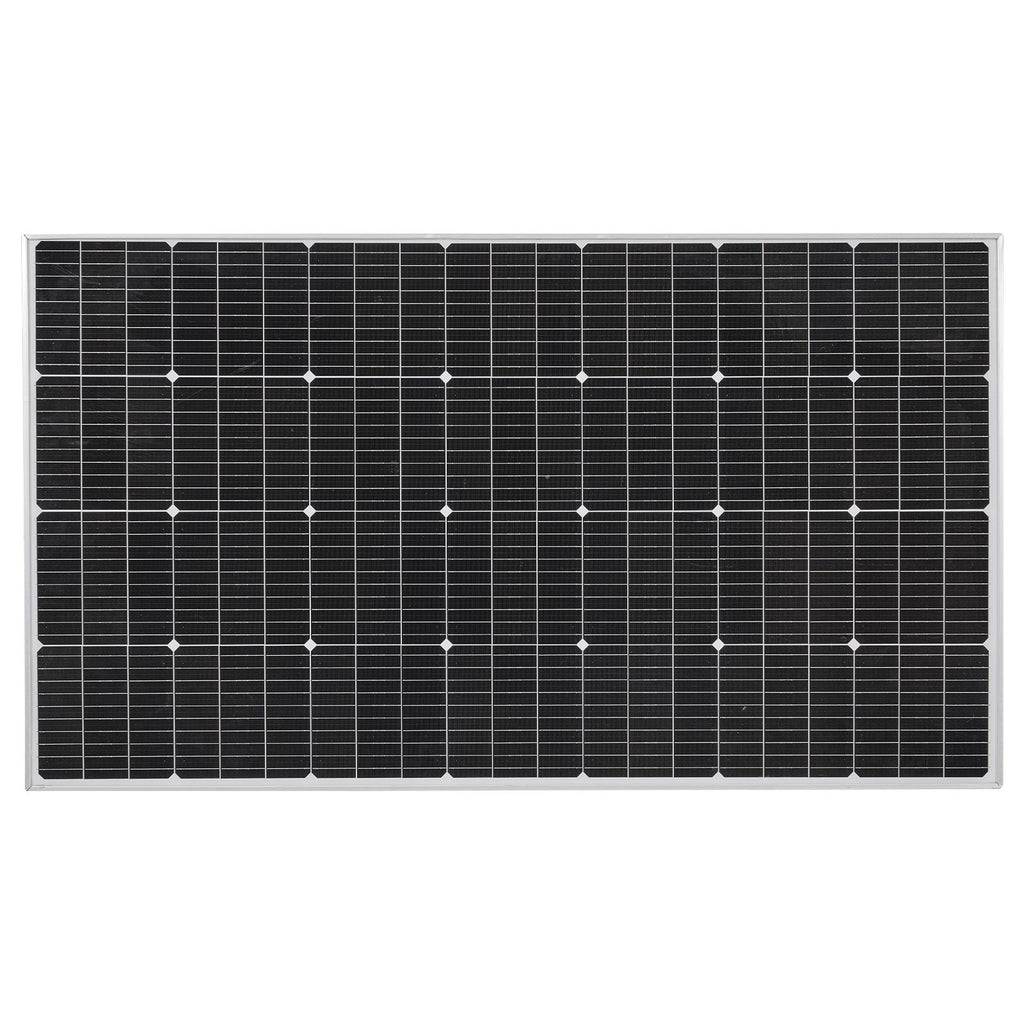 200W Monocrystalline Solar Panel, 23% High-Efficiency Mono PV Module with Stable MC4 Output & Aluminum Frame, IP65 Waterproof Solar Panel for Car Boat RV Flat Rooftop Off-Grid Applications
