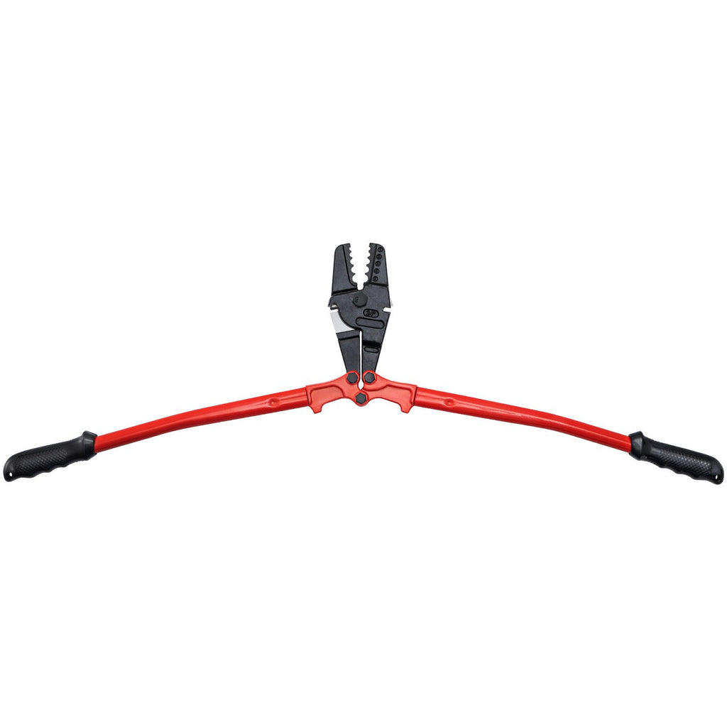 24" Hand Swager Cable Wire Rope Cutter Swage 1/16" 3/32" 1/8" 5/32" 3/16" Aluminum Sleeves Copper