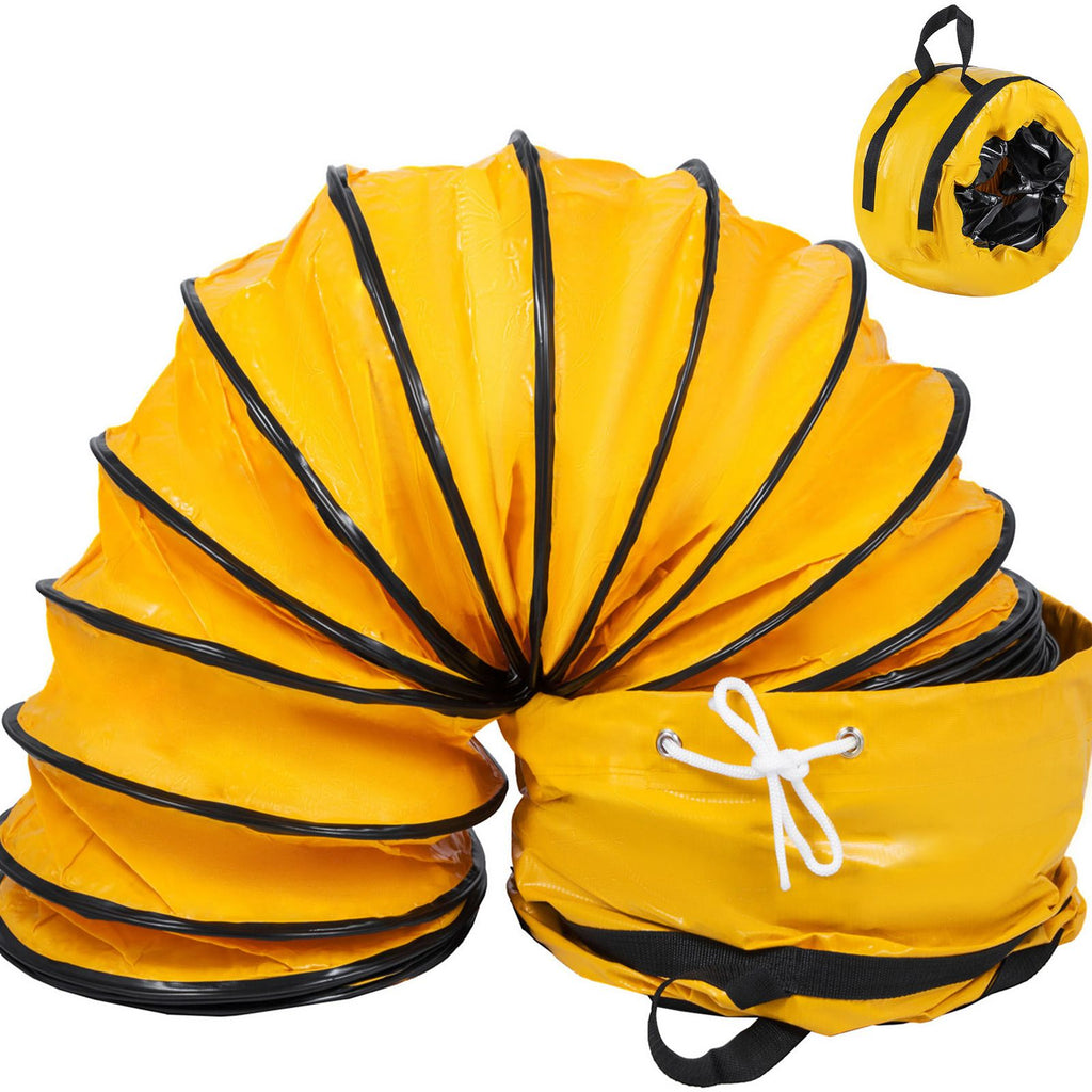 25ft Ducting Hose PVC Flexible Duct Hosing for 12inch Utility Blower, with Bag