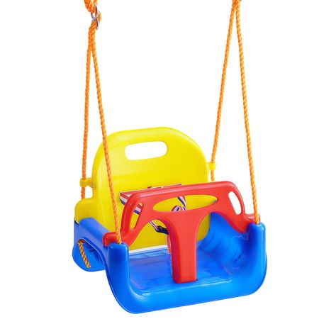 3-in-1 Toddler Swing Seat, 200 lbs Weight Capacity Baby Swing Seat, with Adjustable Ropes and Snap Hooks, Snug & Secure Detachable Infants to Teens Kids Swing Seat, for Outdoor and Indoor