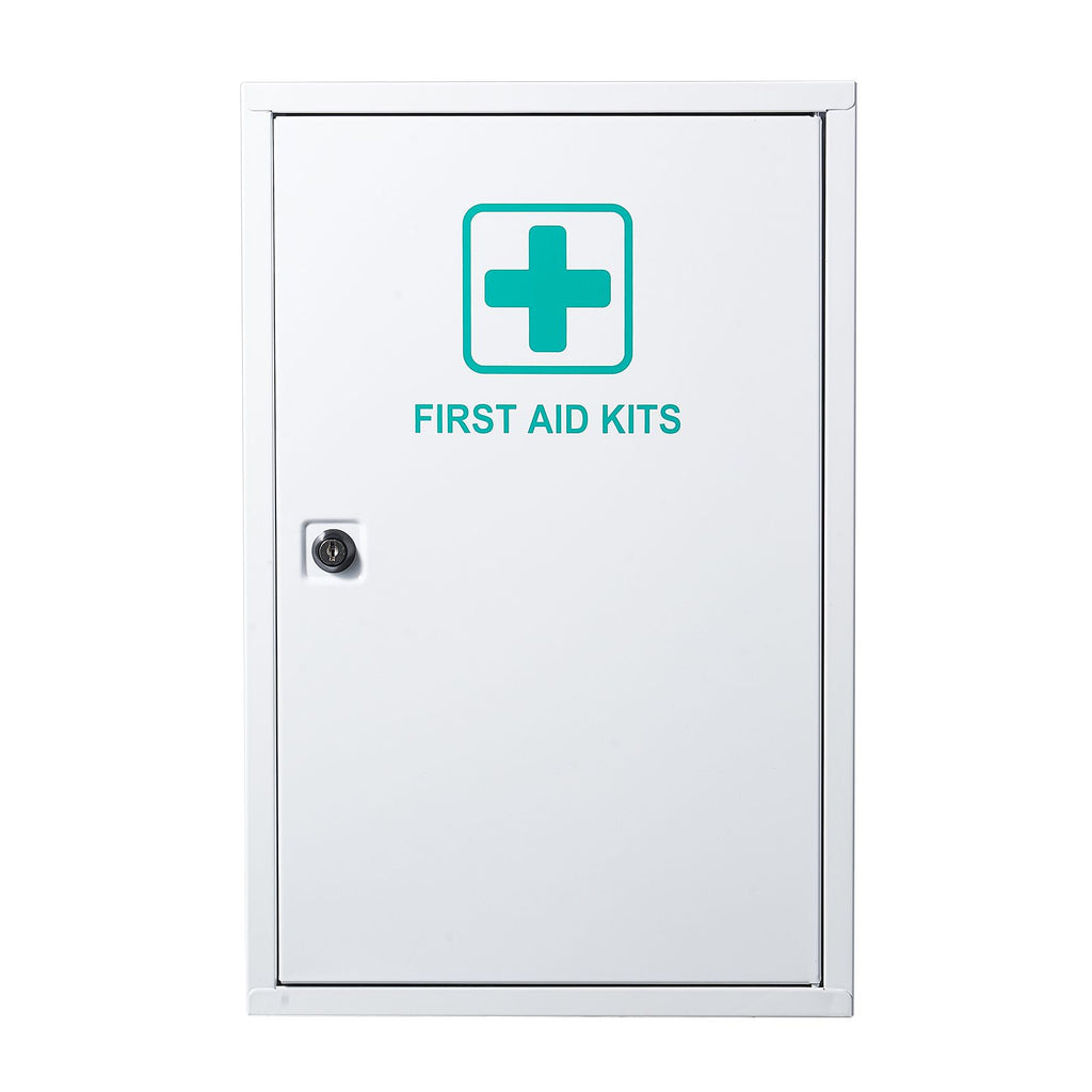 3-Shelf First Aid Cabinet, 1000 Pieces, Large Capacity First Aid Kit, Wall Mounted Medicine Cabinet, OSHA & ANSI 2015 (Class A), Industrial Emergency Metal Med Box, for Business and Worksite