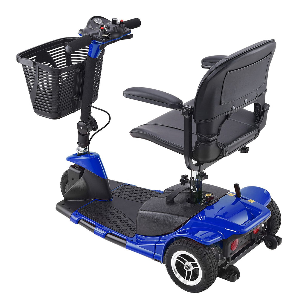 3 Wheel Folding Mobility Scooter for Adults & Seniors, Heavy-Duty Electric Powered Mobility Scooter & 12 Mile Long Range, All Terrain Travel Wheelchair with 9° Climbing Capacity, 265lb Capacity