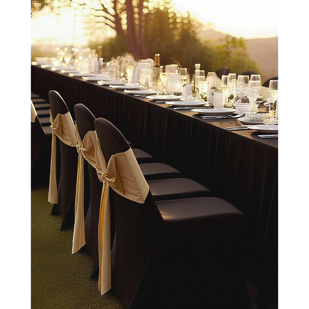 30 Pcs Black Chair Covers, Polyester Spandex Chair Cover, Stretch Slipcovers for Wedding Party Dining Banquet Flat-Front Chair Covers, Fits Chair Measures up to 18.11 x 19.69 x 33.86 inch