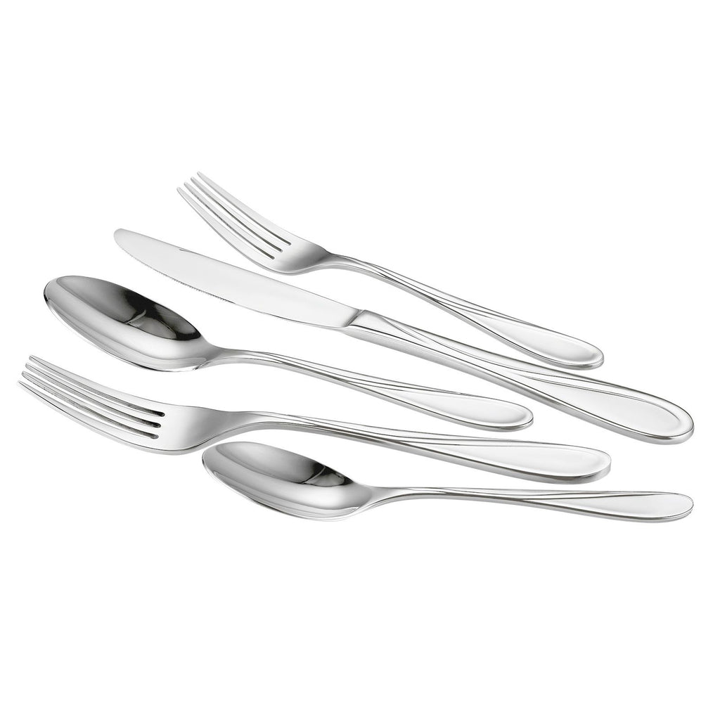 30-Piece Silverware Set, Food-Grade Stainless Steel Flatware Utensils, Mirror Finished Cutlery Set, Dishwasher Safe Eating Tableware for Kitchen Home, Service for 6, Include Knife Fork Spoon