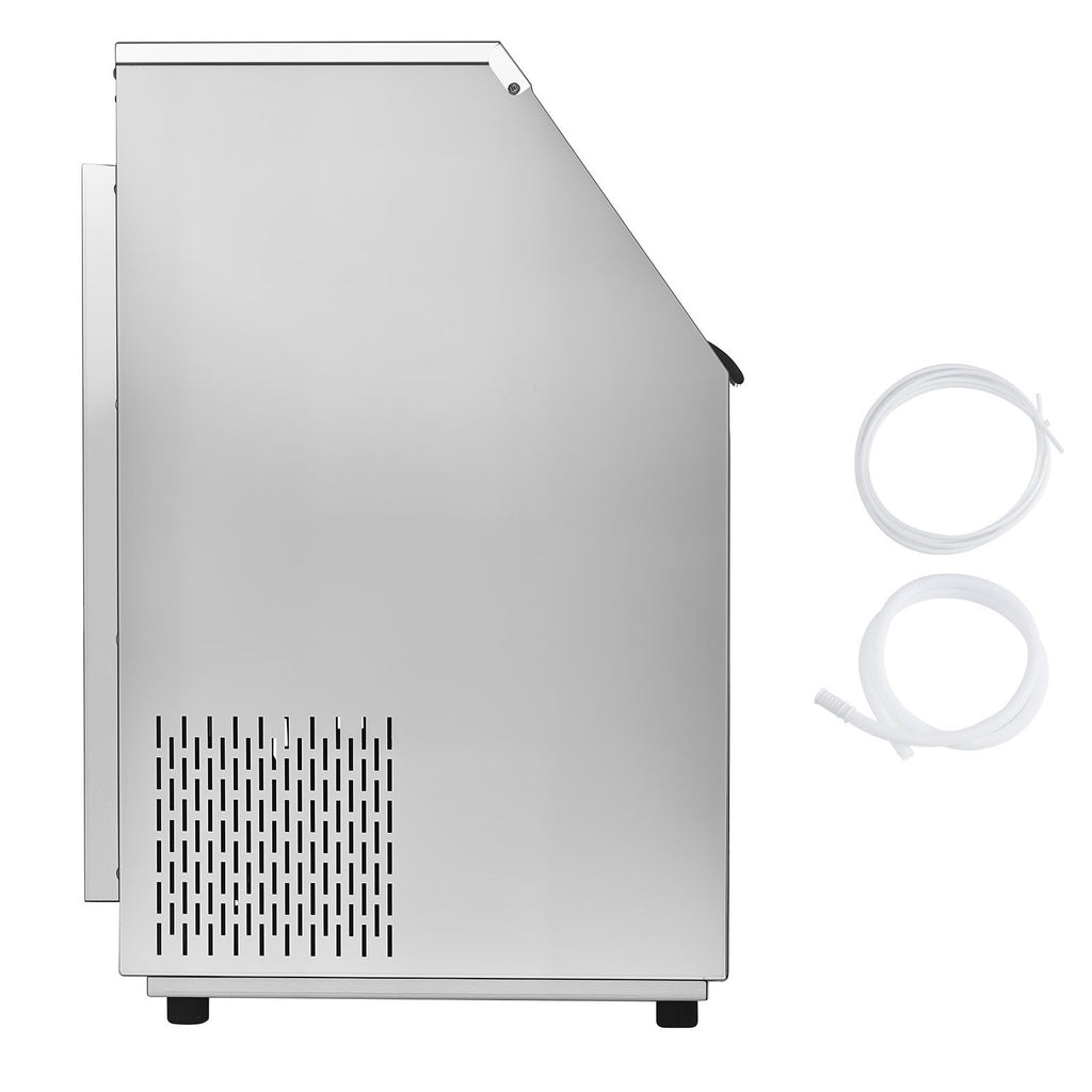 300lbs/24H Commercial Ice Maker, 126 Ice Cubes in 15 Minutes, Freestanding Ice Maker Machine with 88lbs Large Storage Capacity for Bar Office Restaurant, with LED Digital Display & Self-Cleaning