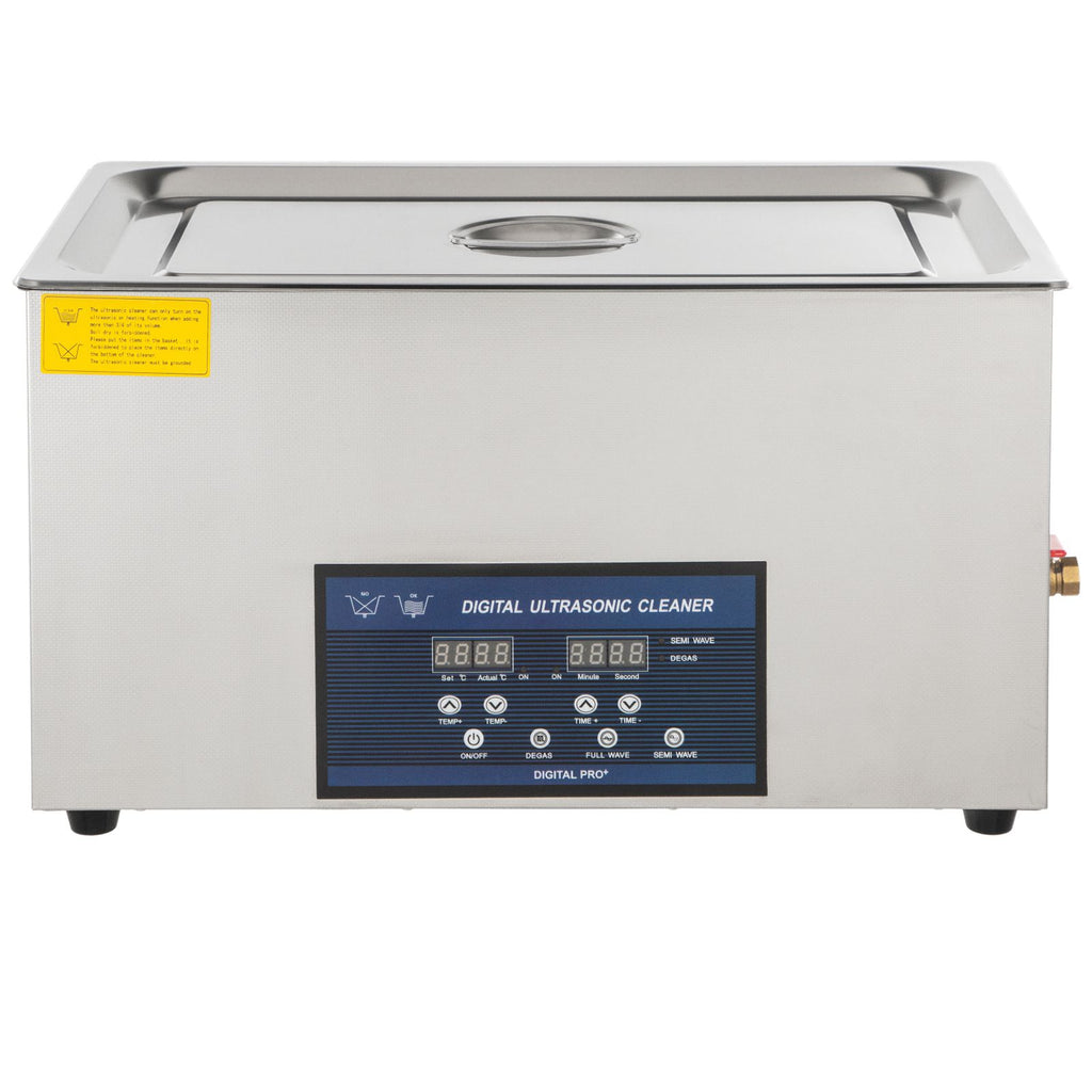 30L Ultrasonic Cleaner 28/40khz Dual Frequency Professional Ultrasonic Parts Cleaner with Heater Timer for Parts Dental Instruments Cleaning