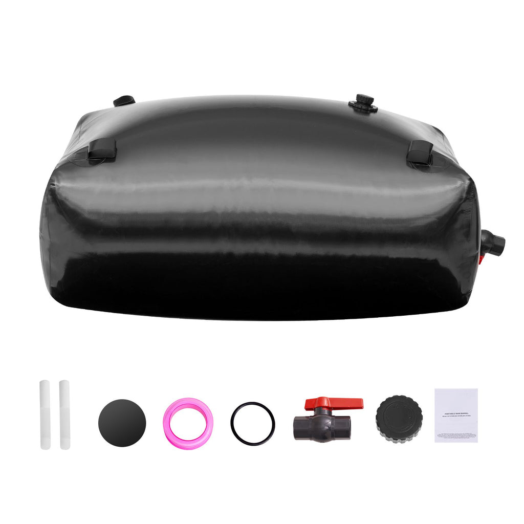 330L/87.17 Gallon Water Storage Bladder, RV Water Tank, 1000D PVC Collapsible Water Storage Containers, Large Capacity Soft Water Bag, Portable Water Bladder, Fire Prevention, Camping, Emergency