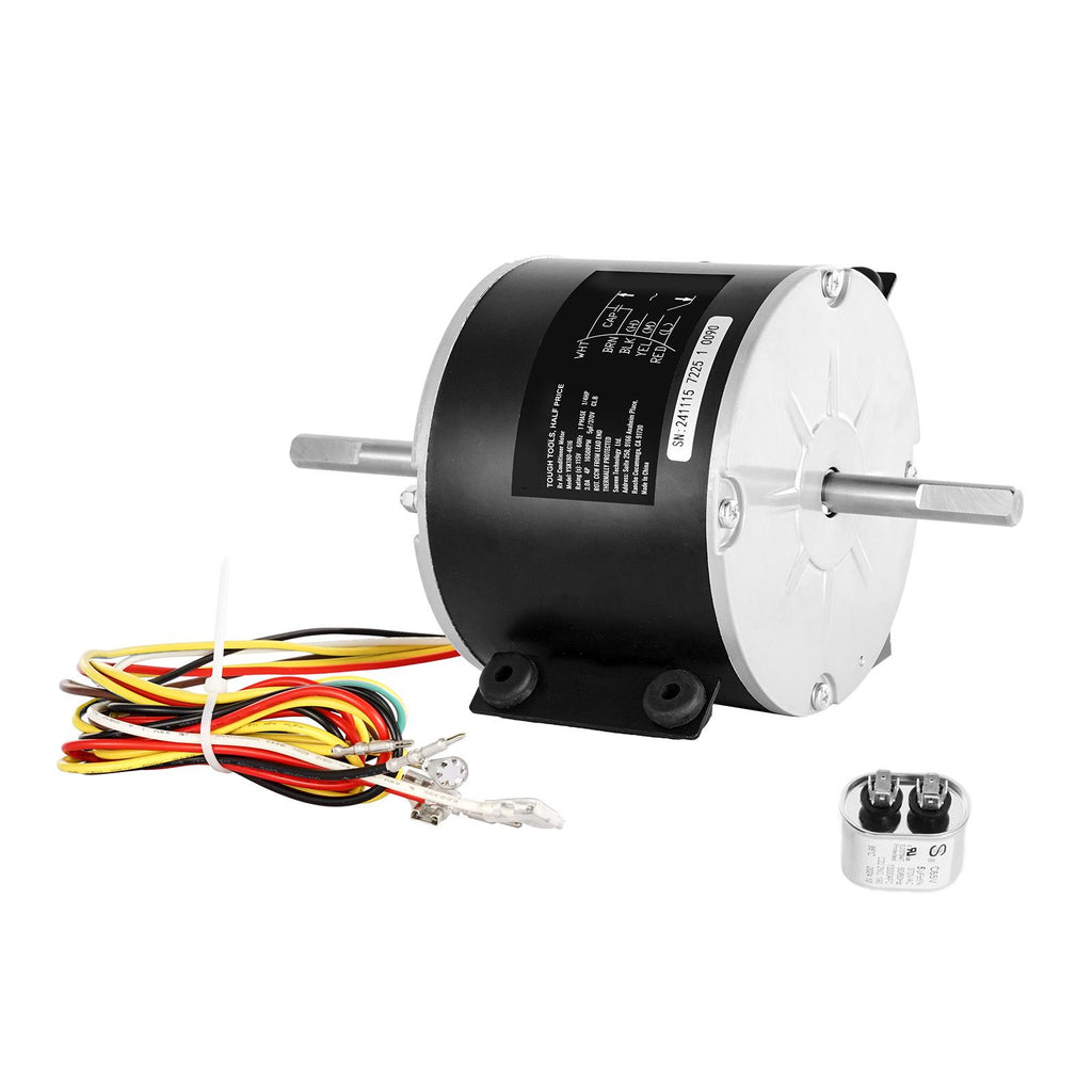 3315332.005 RV AC Fan Motor Replacement Genteq F48AF70A61, Dometic Brisk Air II Fan Motor, Compatible with Dometic Brisk Air II B57915 B59516 B59146 B59186 - 1/4HP AC115V 3A 1650RPM (3 Speeds)
