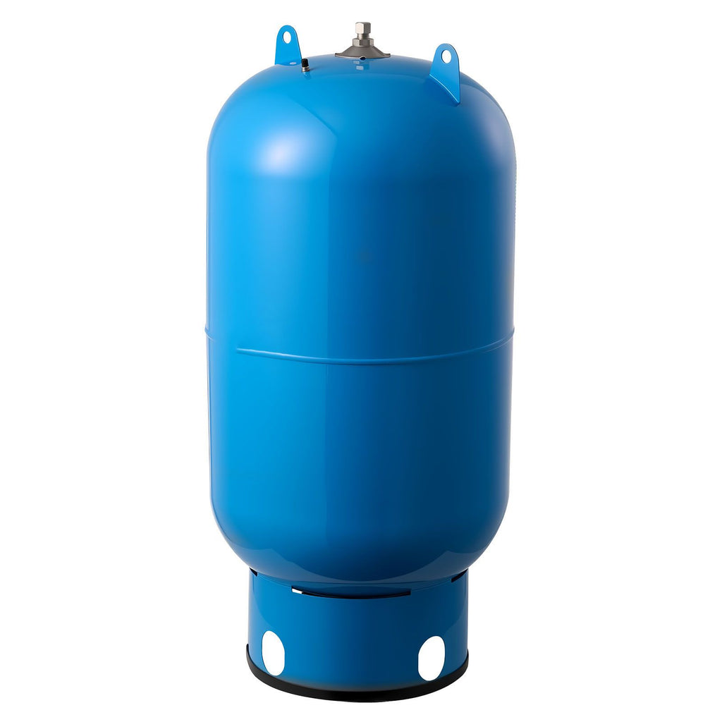 34-Gallon Vertical Well Pressure Tank, Pre-Charged Pressurized Water Tank for Well Pumps, Heavy-Duty Carbon Steel Water Storage Container for Home, School, Farm & Irrigation Systems