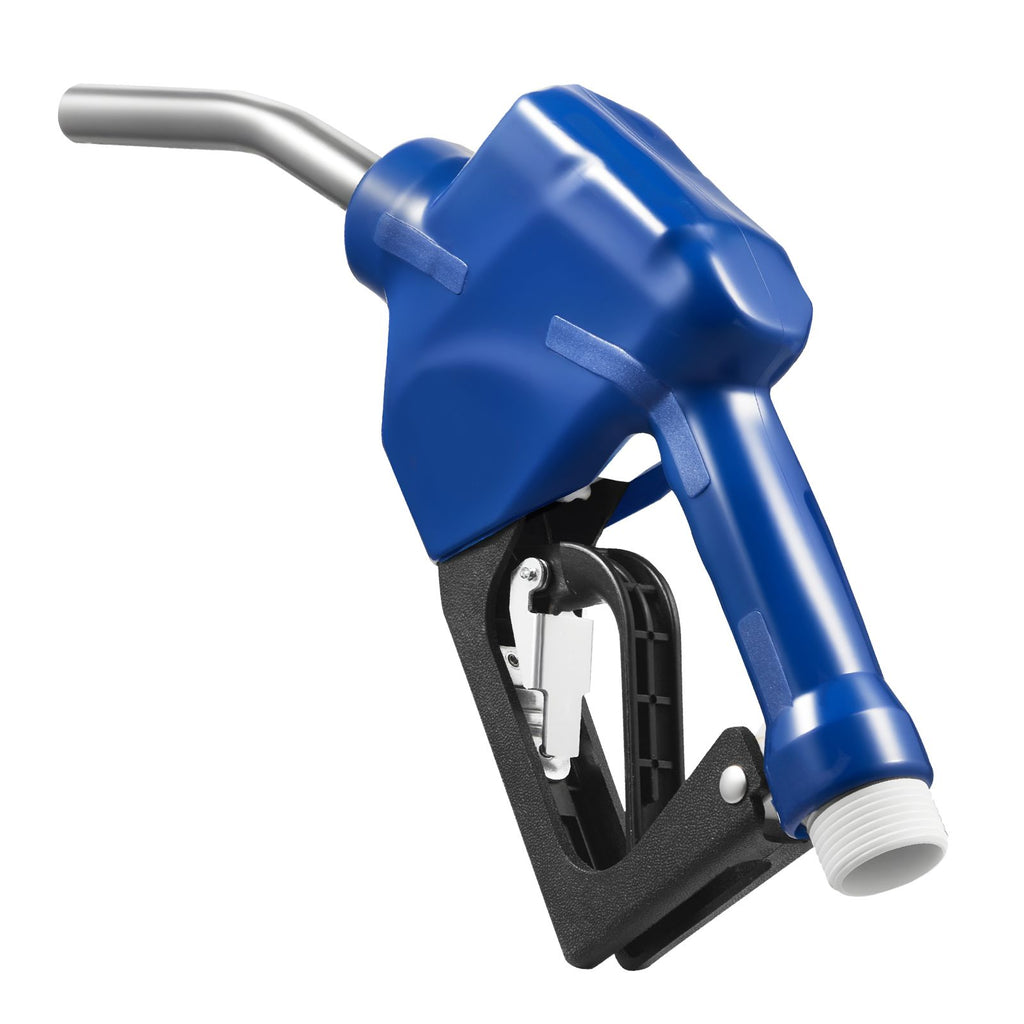 3/4-Inch Barb Diesel Exhaust Fluid Nozzle, Max Flow Rate 11.6 GPM, Auto Shut Off Dispenser Nozzle with 3-Speed Trigger Lock & 3/4-Inch (OD=19 mm) Spout, Used for Urea, Industrial Fluids, Blue