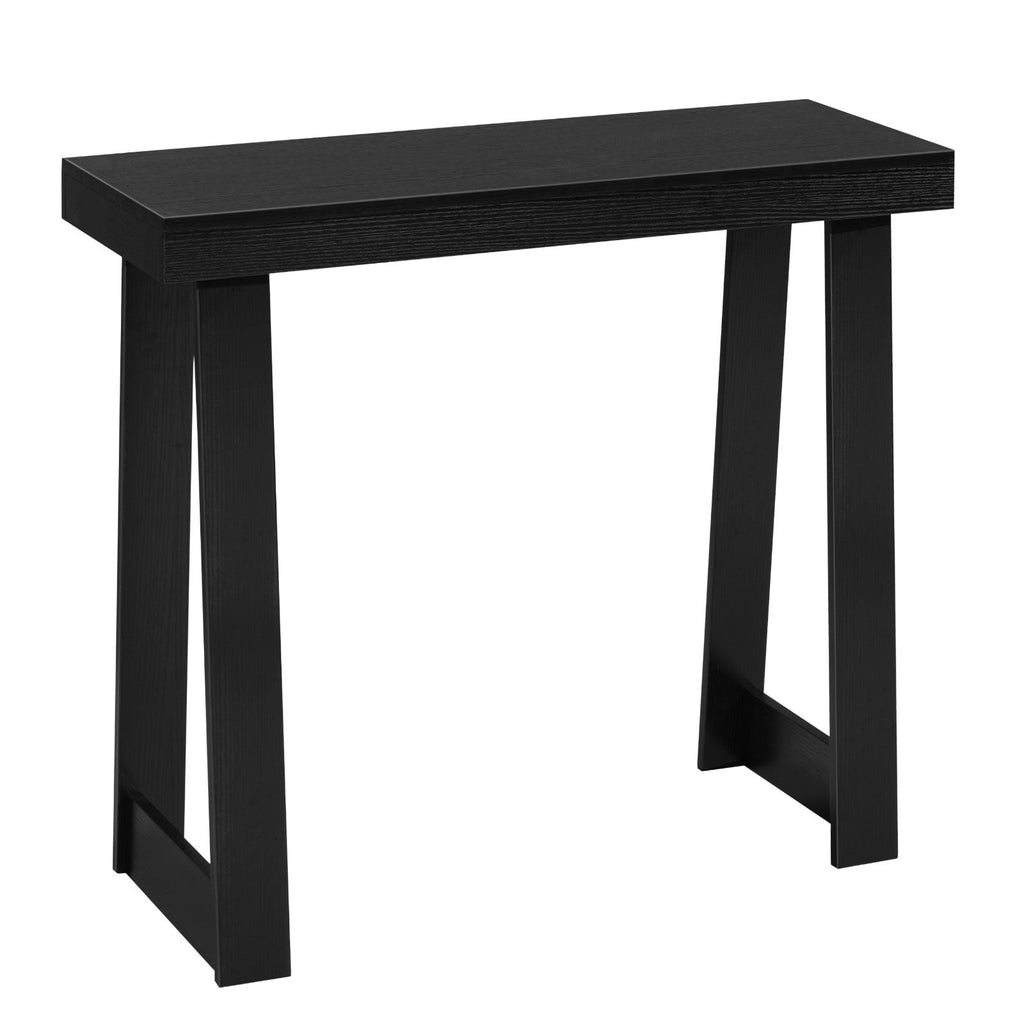 36 in Console Table, Modern Desk Behind the Couch, Wooden Rectangle Entrance Desk, Narrow Long Sofa Table Accent Stand, Ideal for Hallway, Bedroom, Living Room, Foyer, Easy Assembly, Black