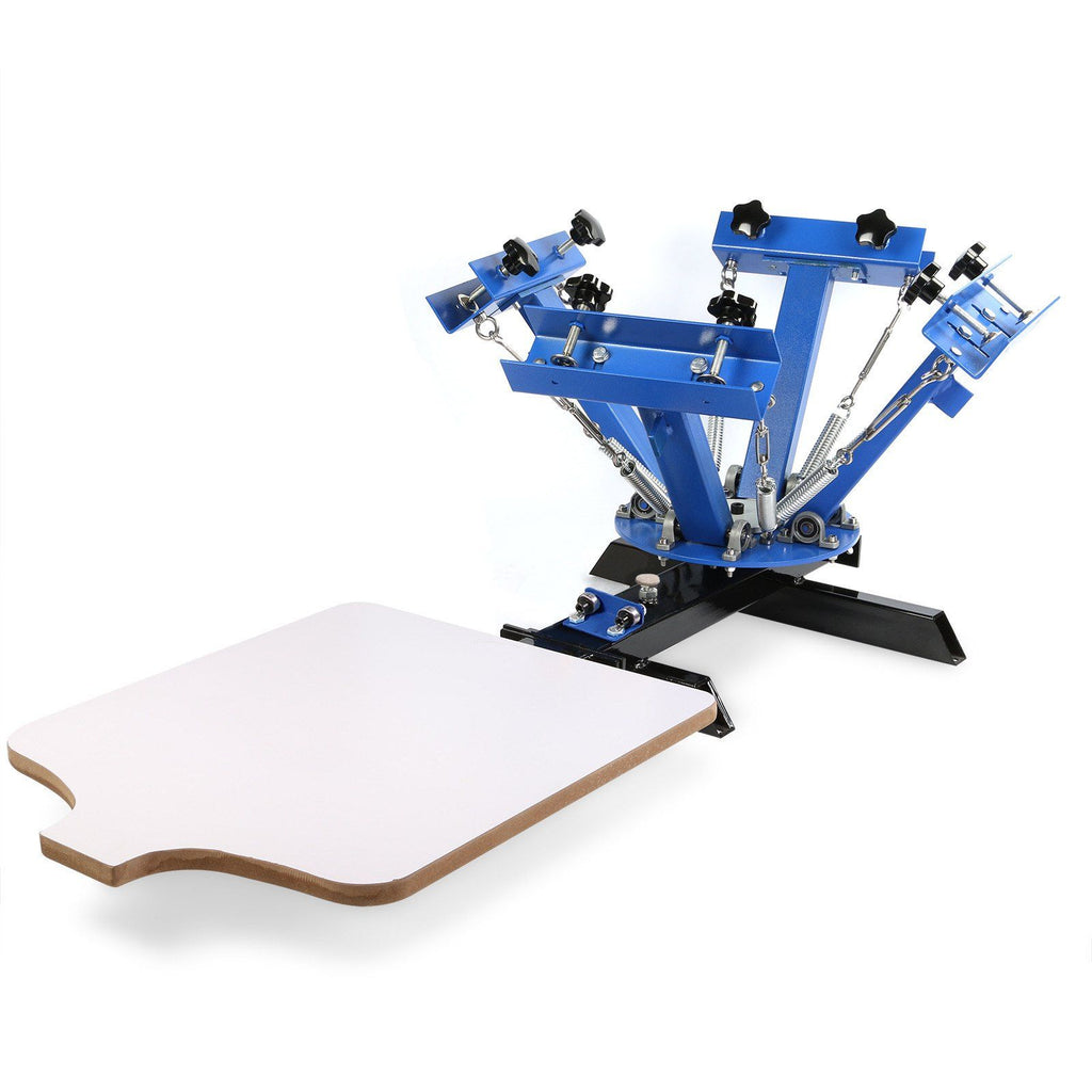 4 Color 1 Station Silk Screen Printing Press Printer Flash Dryer With Electrical Heating