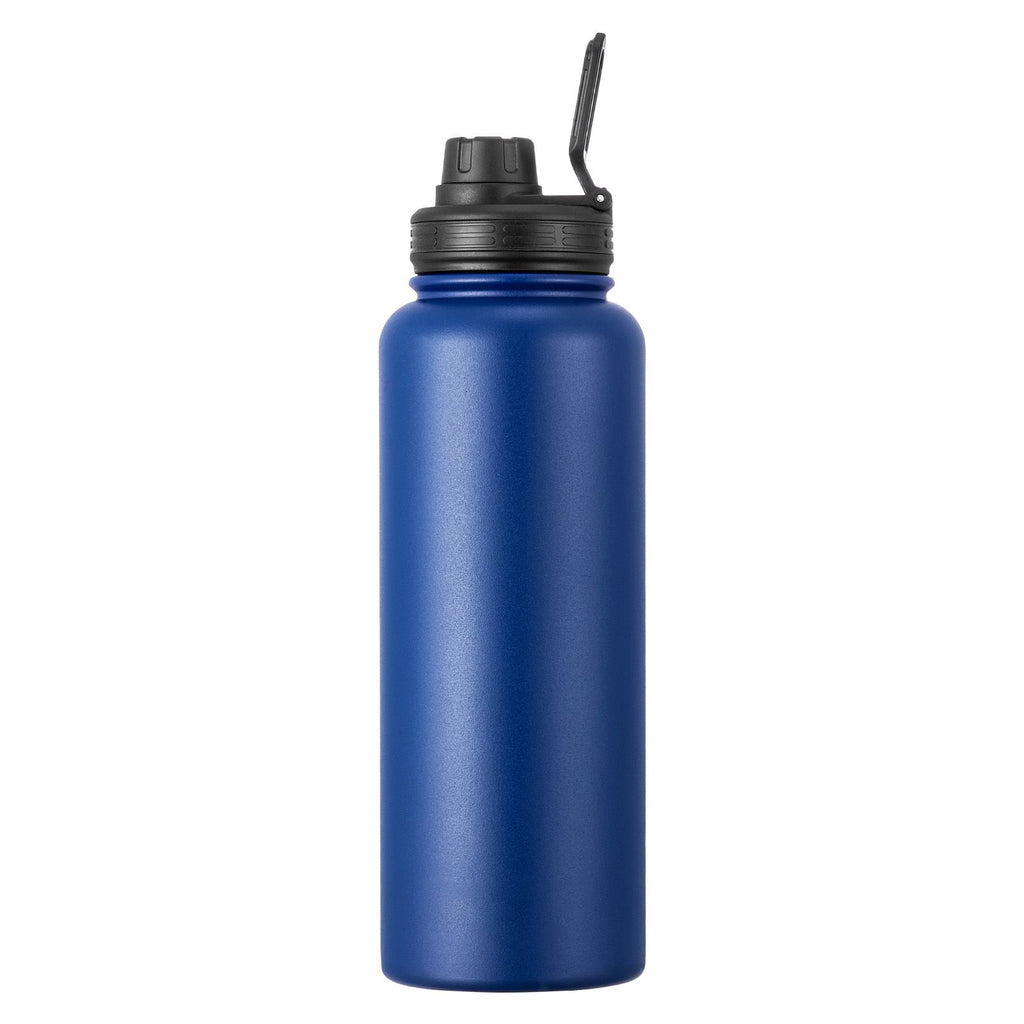 40 oz Insulated Water Bottle, Stainless Steel Camping & Hiking Hydration Flask with Wide Mouth Lid, Sports Coffee Cup Double Walled, Leakproof, for Indoor/Outdoor Use, FDA Listed,Blue