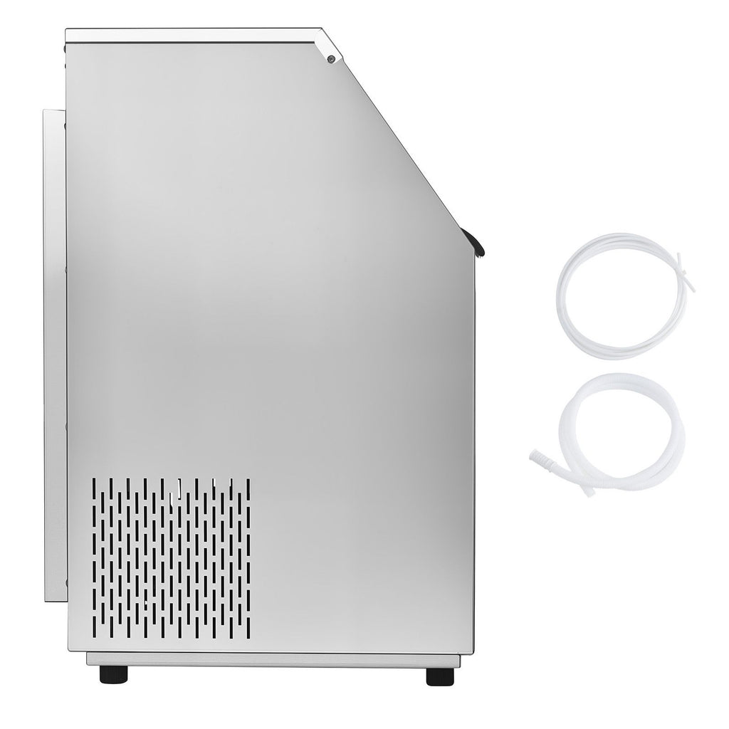 440lbs/24H Commercial Ice Maker, 160 Ice Cubes in 15 Minutes, Freestanding Ice Maker Machine with 88lbs Large Storage Capacity for Bar Office Restaurant, with LED Digital Display & Self-Cleaning