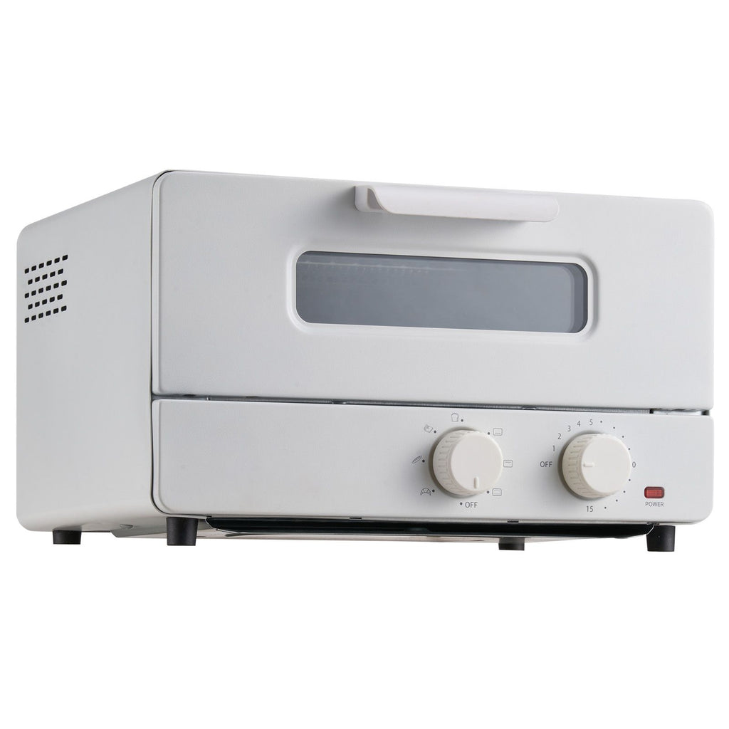 5-IN-1 Steam Oven Toaster, 12L Convection Oven, 1300W Steam Toaster Oven Countertop Combo with Grill, Pizza Pan, Gloves, 2 Slices Toast, 6-inch Pizza, Home and Commercial Use