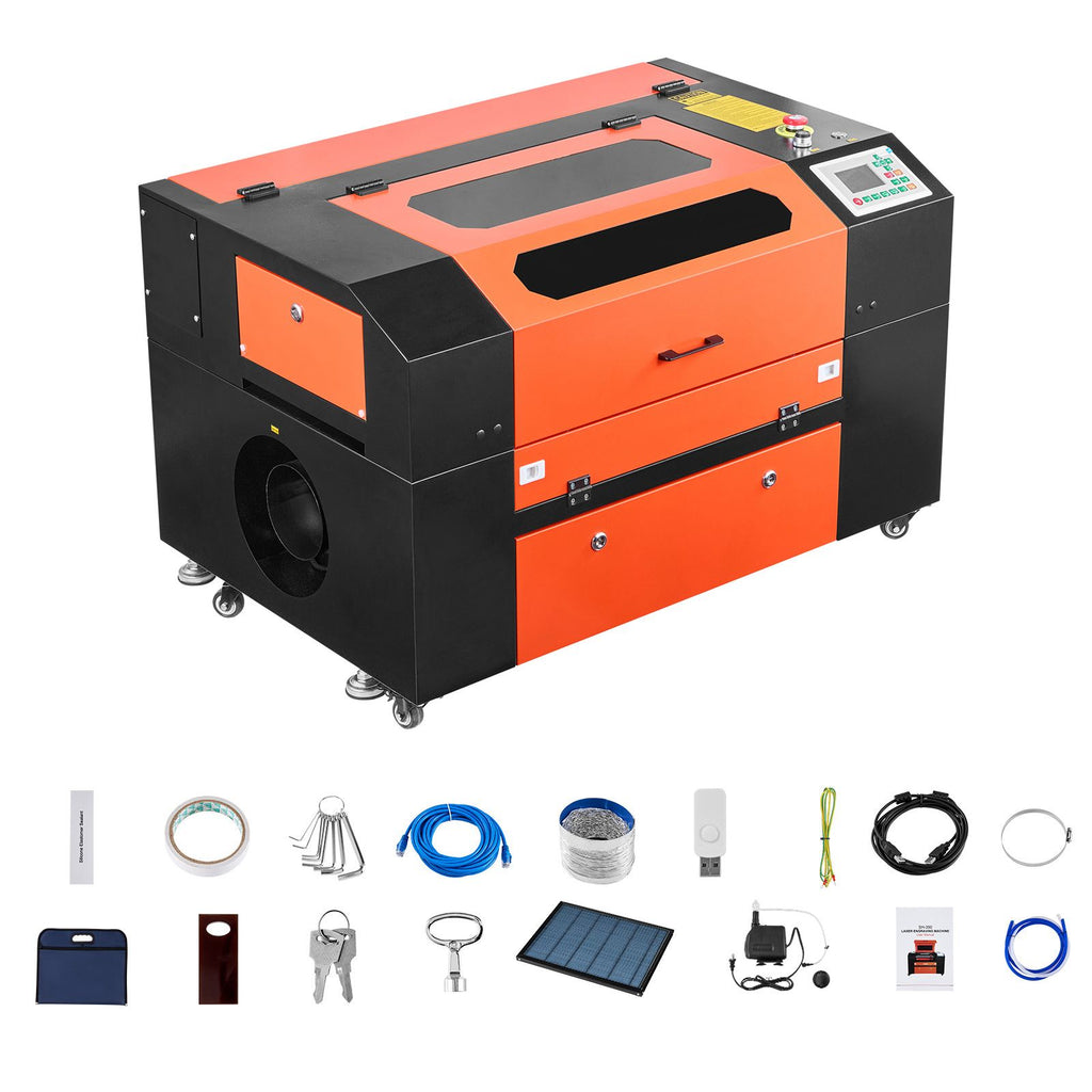 50W CO2 Laser Engraver, 20 x 12 in, CO2 Laser Engraver Cutter Machine with 4 Way Pass Air Assist, Engraving Cutting Machine, Compatible with LightBurn CorelDRAW RDWorks, for Wood Acrylic Glass