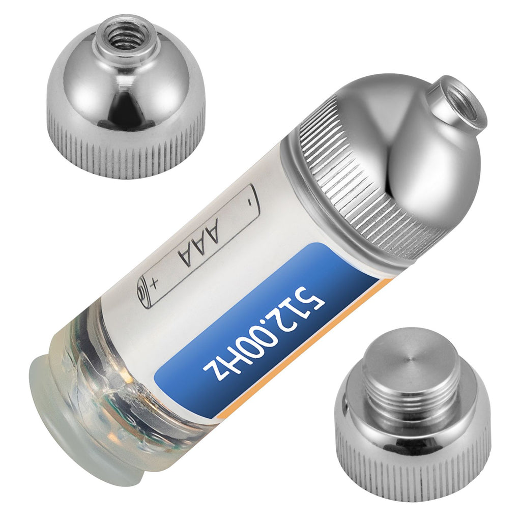 512HZ Sonde 8/5\" and 1/4-20\" Connectors Rigid Drain Locator for Locating & Detecting Small Sewer & Pipelines, Silver