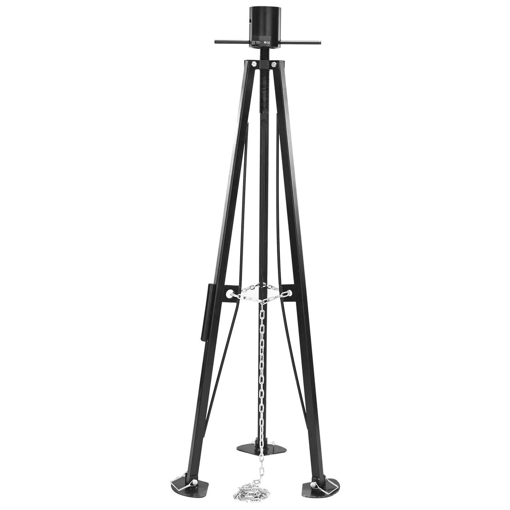 5th Wheel Tripod Stabilizer, 5000 LBS Load Capacity Tripod Fifth Wheel Stabilizer, 35"-57" Adjustable Height RV Gooseneck Stabilizer, Tripod Jack for Fifth-Wheel Trailers, RVs, and Campers
