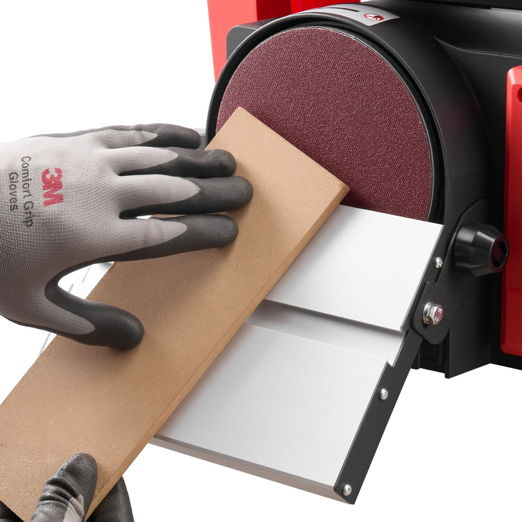6" Disc Sander & 4" x 36" Belt Sander, 400W Professional Belt Disc Sanders Combo with 0 - 45° Adjustable Worktable & Dust Collection Port for Woodworking, Knife Sharpening, DIY Crafting