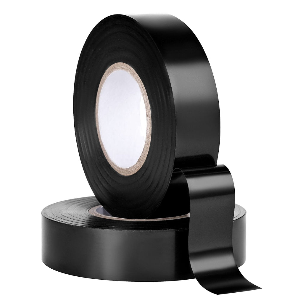 600V Electrical Tape, 10 Rolls, 3/4 in x 66 ft General Purpose PVC Insulating Wire, 0 to 221 F Flame Retardant, Waterproof, Secure Adhesion, Weather Resistance, for Electrical Equipment, Black