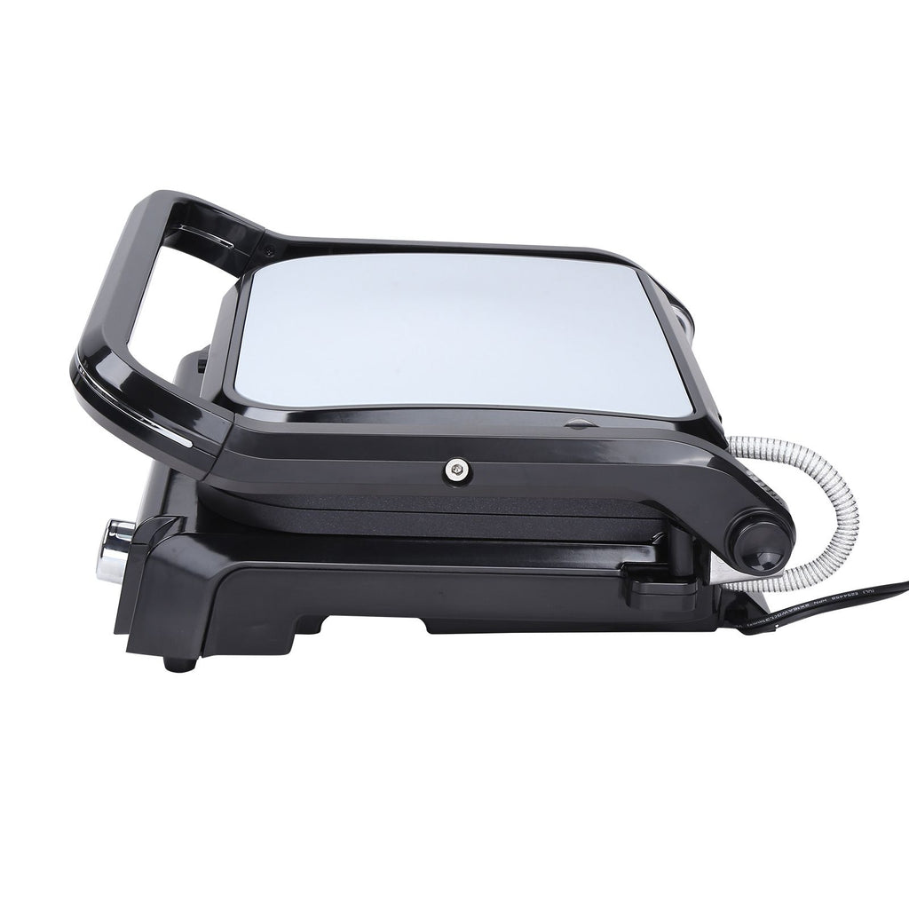7 IN 1 Commercial Electric Griddle, 14.4" 1800W Indoor Countertop Grill, Restaurant Teppanyaki Grill with Non Stick Iron Cooking Plate, 0-446 Fahrenheit Adjustable Temp Control 110V