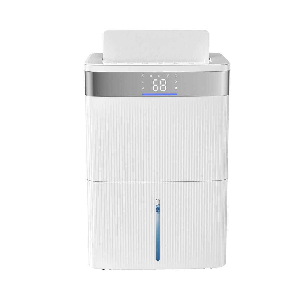 80 Pints Dehumidifier for Home & Basement, Drain Hose for Commercial & Industrial Use, Smart Humidity Control, Low Noise for Large Rooms, Warehouses, Bedrooms & Storage, Large Coverage,White